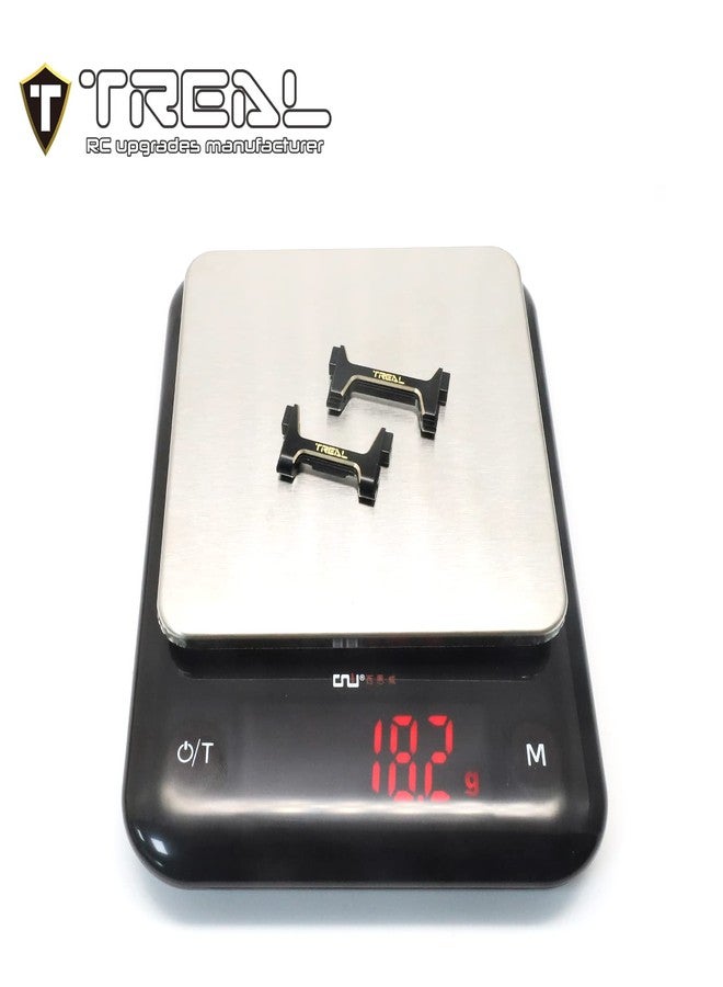 TREAL Brass Front and Rear Bumper Mounts Set (F&R) Heavy Weight Upgrades Compatible with 1/18 TR4M - Image 4